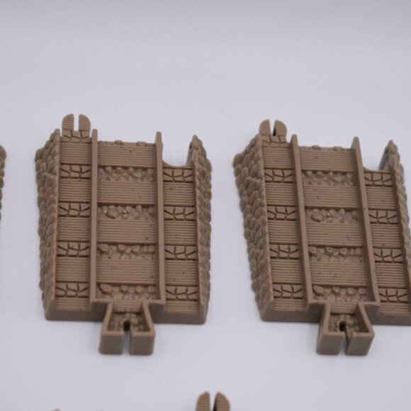 Thomas Trackmaster Adapter Track Lot TOMY to Mattel Hit Toy Tan Brown Adapters 5 - Picture 3 of 5